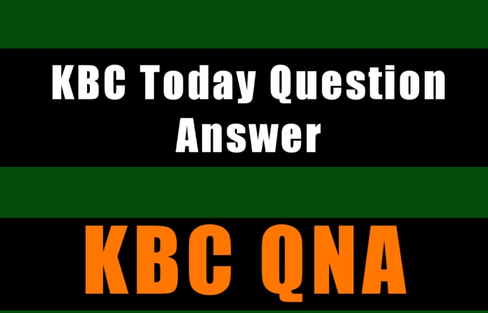 KBC today question answer