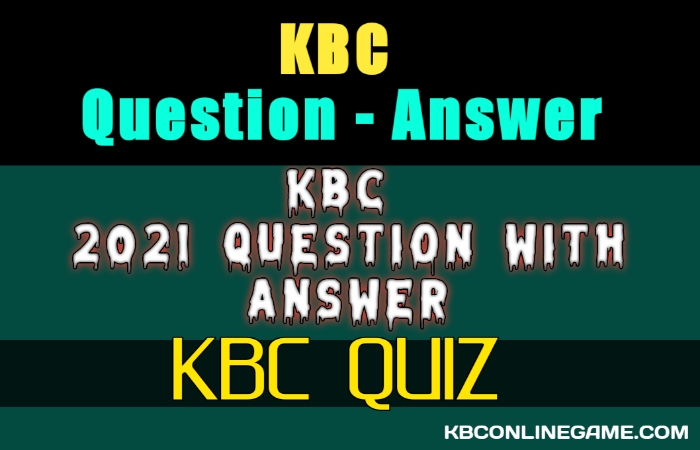 KBC question answer